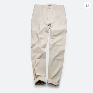 Taylor Stitch Camp Pant Natural Reverse Sateen 33